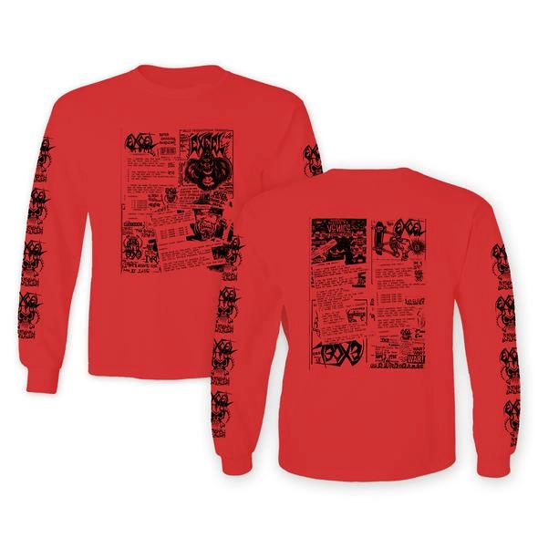 EXCEL (US) / エクセル / M/RED/PERSONAL ONSLAUGHT LONGSLEEVE