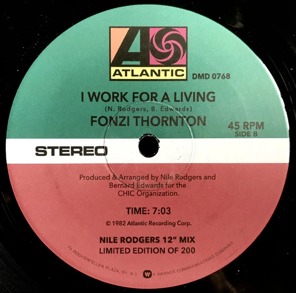 NORMA JEAN WRIGHT / FONZI THORNTON / SATURDAY(DIMITRI FROM PARIS) / I WORK FOR A LIVING(NILE RODGERS)