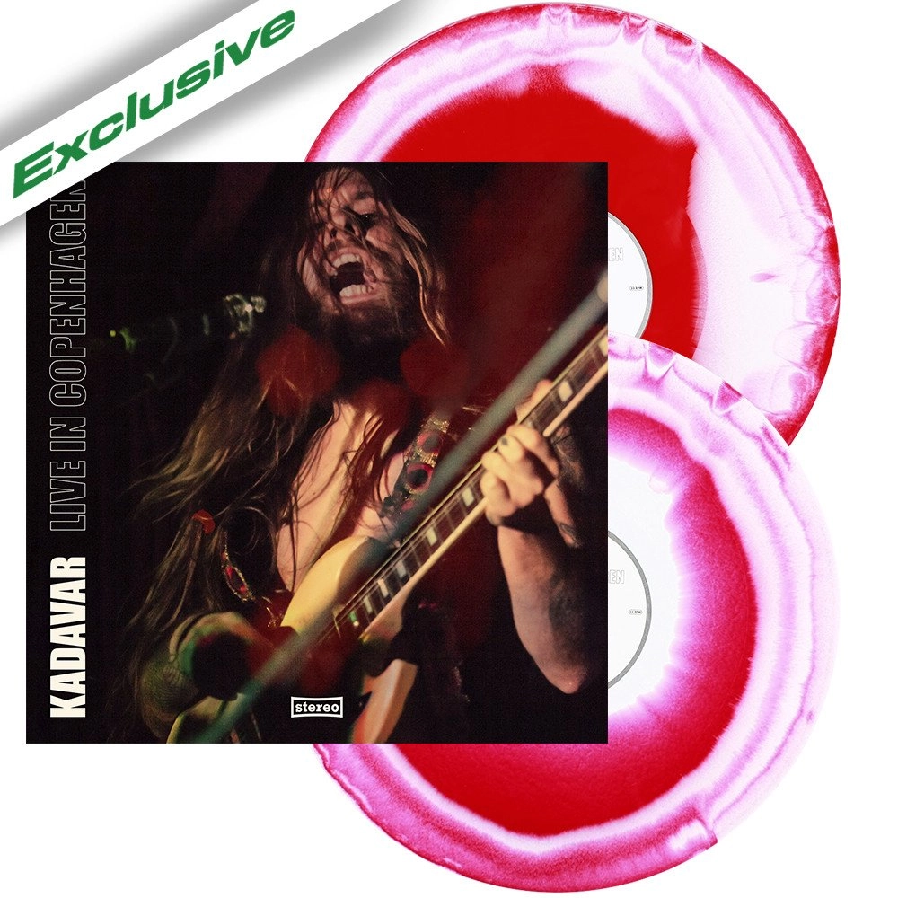 KADAVAR / カダヴァー / LIVE IN COPENHAGEN<RED / WHITE SWIRL VINYL>