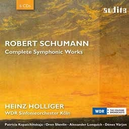 シューマン 交響曲全集 ハインツ・ホリガー 6CD SCHUMANN: COMPLETE SYMPHONIC WORKS (6CD) / HEINZ HOLLIGER