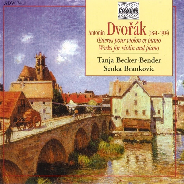 TANJA BECKER-BENDER / ターニャ・ベッカー=ベンダー / DVORAK:WORKS FOR VIOLIN&PIANO