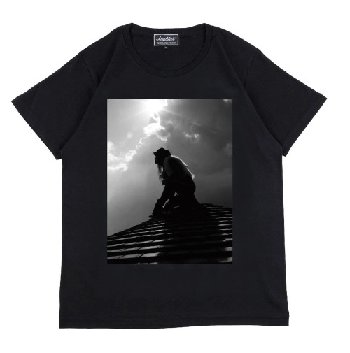 hide / Amplifier “hide” TEE design F　BLACK　M