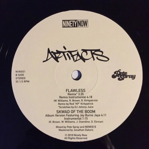 ARTIFACTS / アーティファクツ / FLAWLESS B/W SKWAD OF THE BOOM