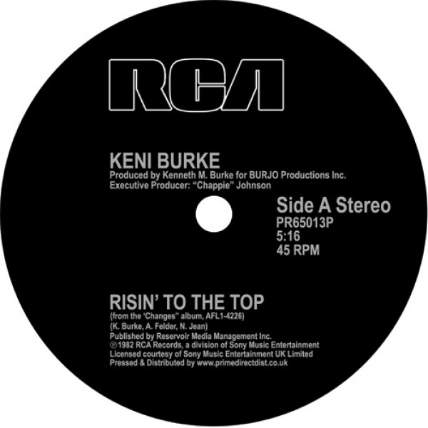 KENI BURKE / ケニ・バーク / RISIN' TO THE TOP / YOU'RE THE BEST