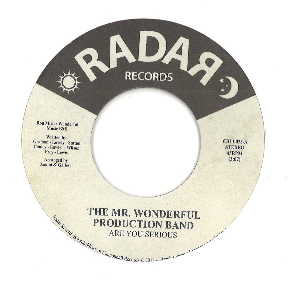 MR. WONDERFUL BAND / ARE YOU SERIOUS / JUST ANOTHER FROM MY PAST