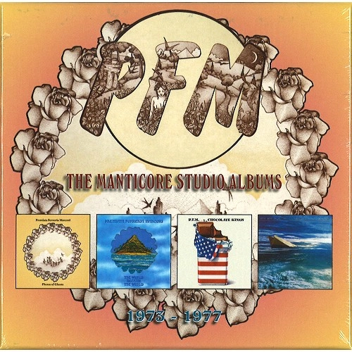 PFM / ピー・エフ・エム / THE MANTICORE STUDIO ALBUMS 1973-1977: 4CD CLAMSHELL BOXSET