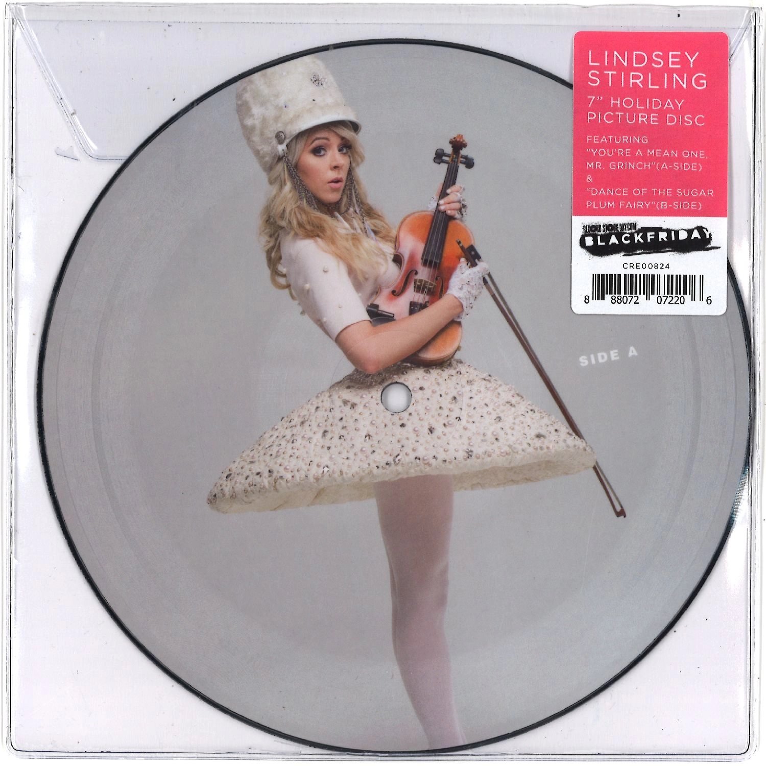 LINDSEY STIRLING / リンジー・スターリング / HOLIDAY PICTURE DISC [PICTURE DISC 7"] / YOU'RE A MEAN ONE, MR. GRINCH / DANCE OF THE SUGAR PLUM FAIRY [PICTURE DISC 7"]
