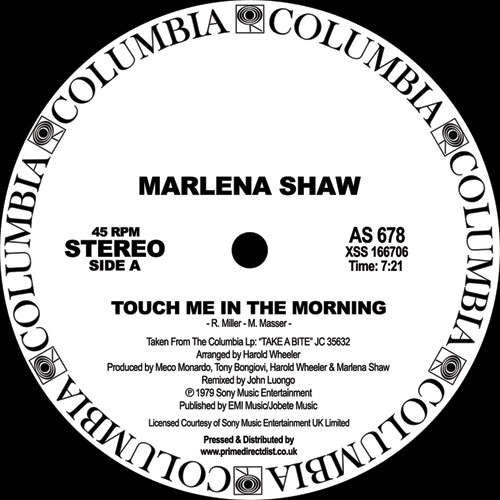MARLENA SHAW / マリーナ・ショウ / TOUCH ME IN THE MORNING