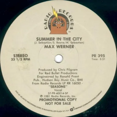 MAX WERNER / SUMMER IN THE CITY