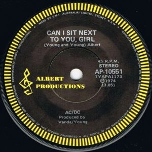 AC/DC / エーシー・ディーシー / CAN I SIT NEXT TO YOU GIRL
