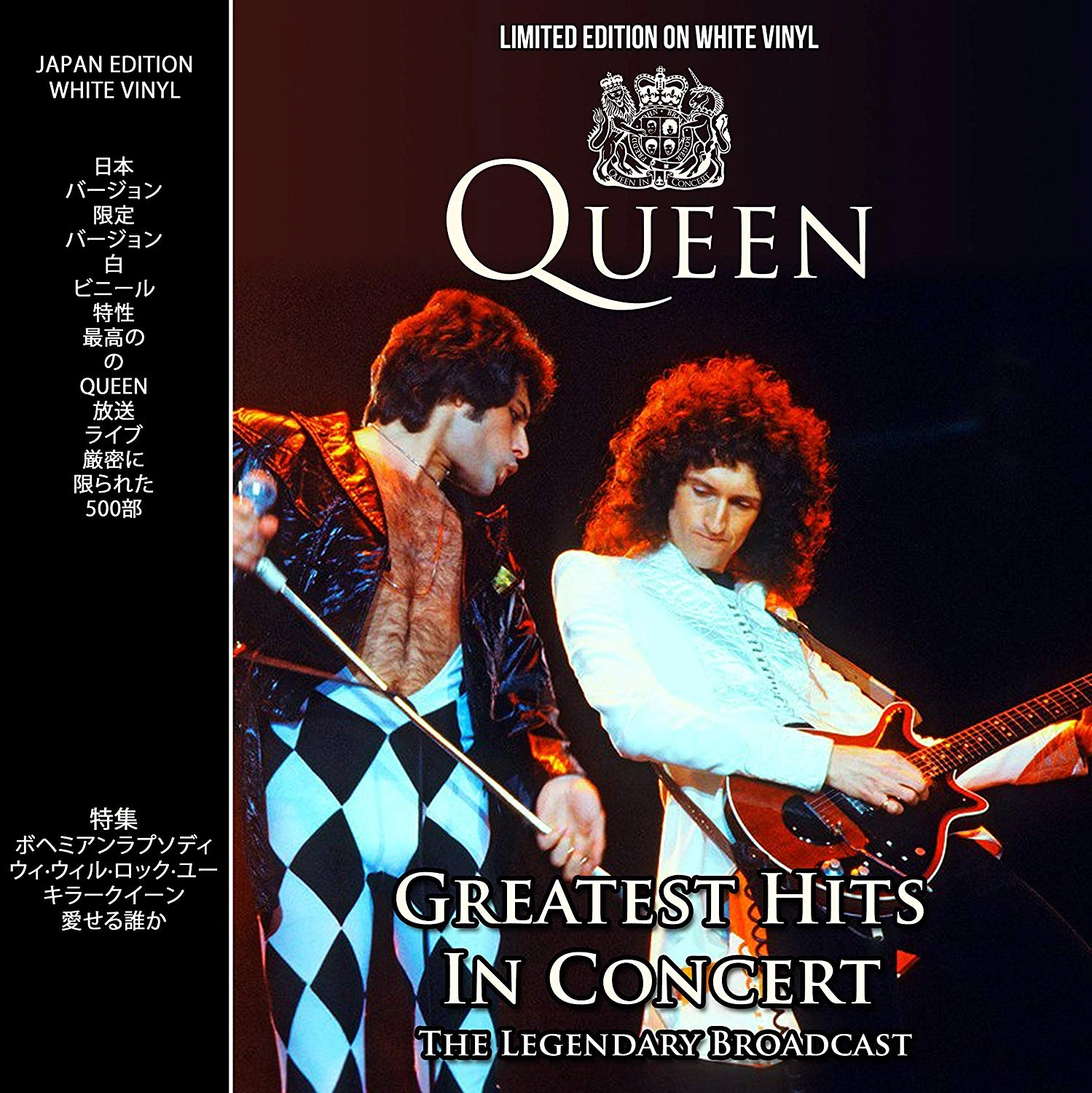 QUEEN / クイーン / GREATEST HITS IN CONCERT THE LEGENDARY BROADCAST　(WHITE VINYL)