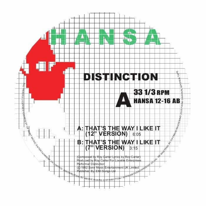 DISTINCTION / THAT'S THE WAY I LIKE IT
