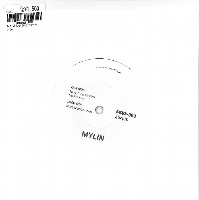 MYLIN / マイリーン / Make It On My Own(JC Jive Mix)/Make It On My Own