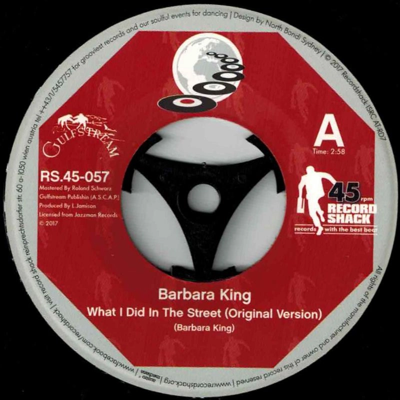 BARBARA KING / バーバラ・キング / WHAT I DID IN THE STREET