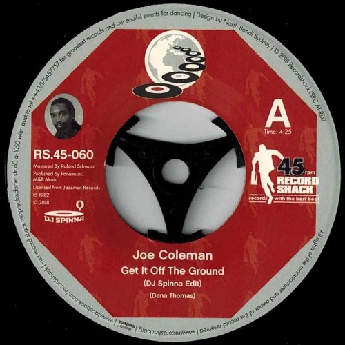 JOE COLEMAN / ジョー・コールマン / GET IT OFF THE GROUND (DJ SPINNA EDIT)