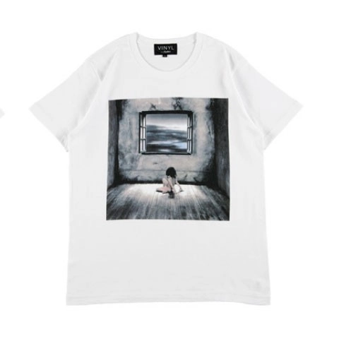 LUNA SEA / ルナシー / VINYL “LUNA SEA” TEE IMAGE　WHITE M