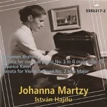 JOHANNA MARTZY / ヨハンナ・マルツィ / BRAHMS:VIOLIN SONATA NO.1/RAVEL:VIOLIN SONATA
