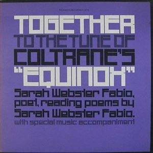 SARAH WEBSTER FABIO / サラ・ウェブスター・ファビオ / TOGETHER TO THE TUNE OF COLTRANE'S EQUINOX