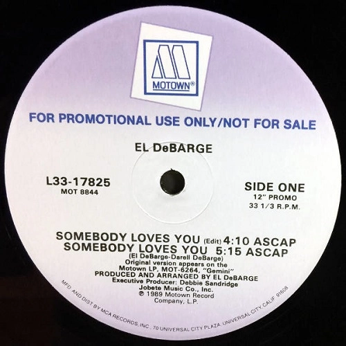 EL DEBARGE / エル・デバージ / SOMEBODY LOVES YOU