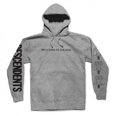DESCENDENTS / ディセンデンツ / L/MILO GOES TO COLLEGE PULLOVER (HEATHER GREY)
