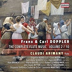 CLAUDI ARIMANY / クラウディ・アリマニー / FRANZ & CARL DOPPLER: COMPLETE FLUTE MUSIC VOL.2