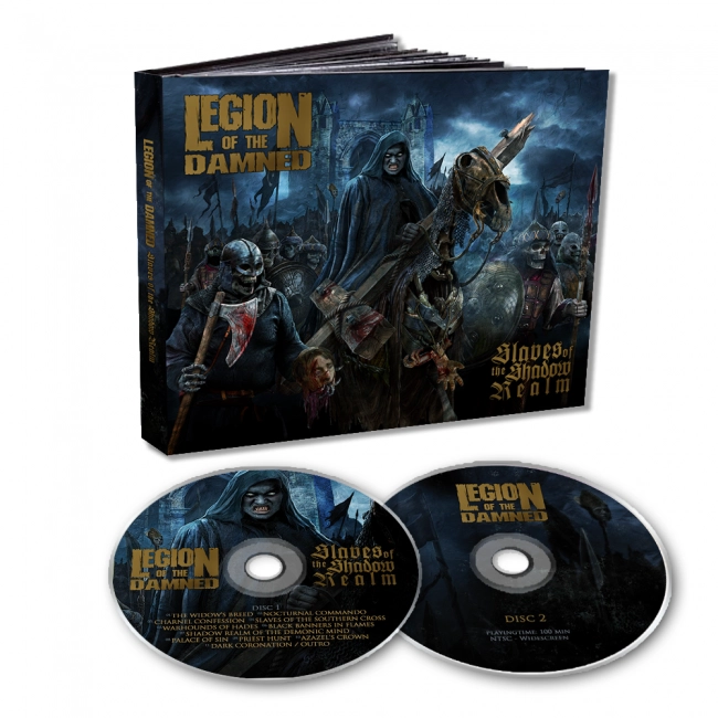 LEGION OF THE DAMNED / リージョン・オブ・ザ・ダムド / SLAVES OF THE SHADOW REALM<CD+DVD/MEDIABOOK>