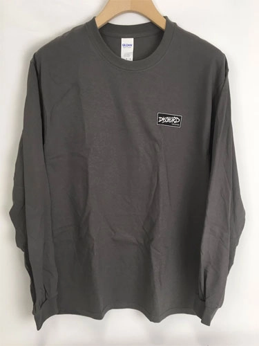 DISCHORD OFFICIAL GOODS / L / CHARCOAL / DISCHORD BOX LOGO LONG-SLEEVE T-SHIRT