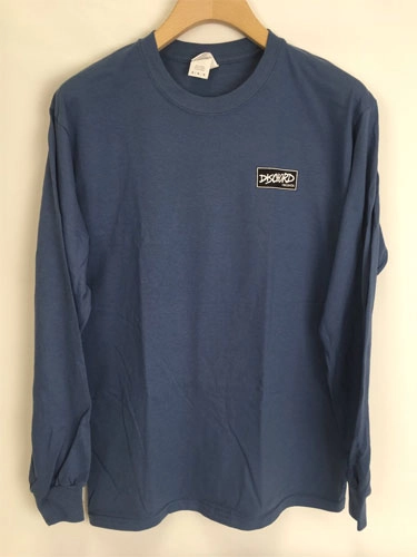 DISCHORD OFFICIAL GOODS / M / INDIGO / DISCHORD BOX LOGO LONG-SLEEVE T-SHIRT