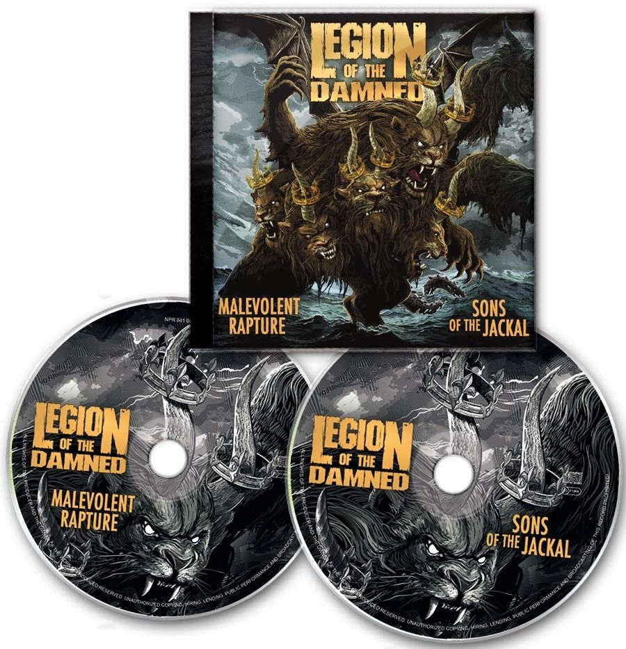 LEGION OF THE DAMNED / リージョン・オブ・ザ・ダムド / MALEVOLENT RAPTURE / SONS OF THE JACKAL‹2CD›