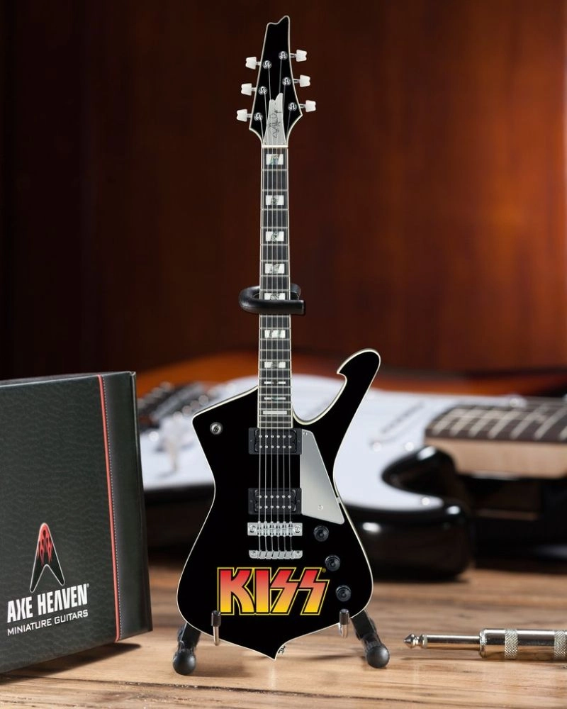 KISS / キッス / LOGO PAUL STANLEY ICEMAN<MINIATURE GUITAR>