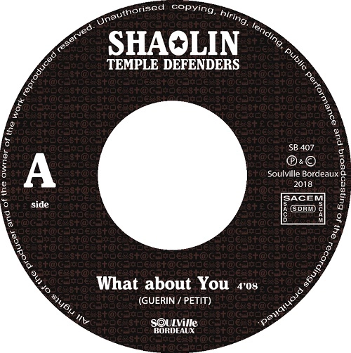 SHAOLIN TEMPLE DEFENDERS / ショーリン・テンプル・デフェンダーズ / WHAT ABOUT YOU / STOP WHINING