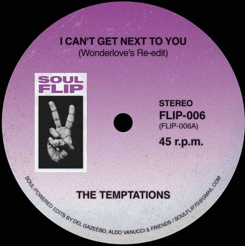 TEMPTATIONS / JACK HAMMER / I CAN'T GET NEXT TO YOU (WONDERLOVE EDIT) / SWIM (WONDERLOVE SHORT)