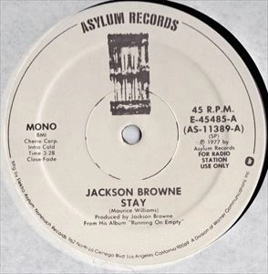 JACKSON BROWNE / ジャクソン・ブラウン / STAY (PROMO)