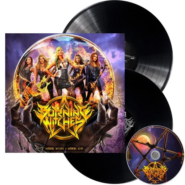 BURNING WITCHES / バーニング・ウィッチーズ / BURNING WITCHES + BURNING ALIVE<2LP+CD/BLACK VINYL>