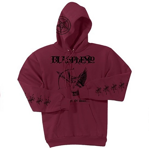 BLASPHEMY / FALLEN ANGEL OF DOOM...<CARDINAL RED HSW/SIZE:L>