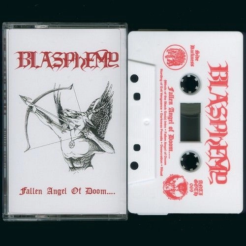 BLASPHEMY / FALLEN ANGEL OF DOOM...<WHITE CASSETTE>