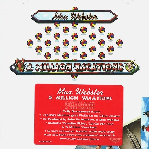 MAX WEBSTER / マックス・ウェブスター / A MILLION VACATIONS