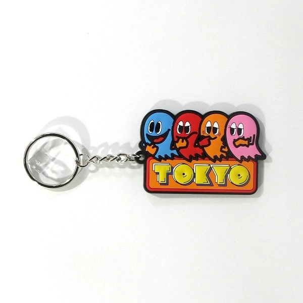 PAC-MAN / パックマン / TOKYO GHOST ラバーキーチェーン