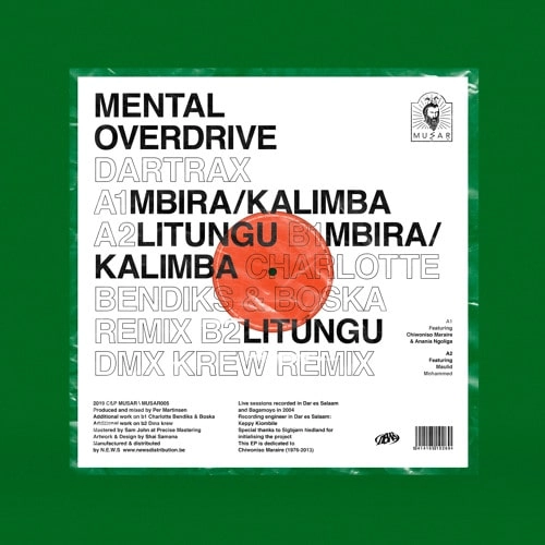 MENTAL OVERDRIVE / DARTRAX EP (INCL. CHARLOTTE BENDIKS, BOSKA & DMⅩ KREW REMIX) / DARTRAX EP (INCL. CHARLOTTE BENDIKS, BOSKA & DMX KREW REMIX)