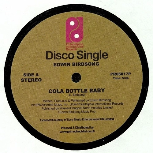 EDWIN BIRDSONG / エドウィン・バードソング / COLA BOTTLE BABY