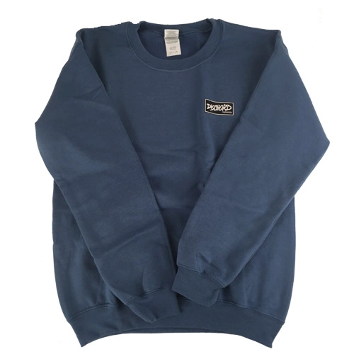 DISCHORD OFFICIAL GOODS / S/INDIGO BLUE/BOX LOGO CREWNECK SWEATSHIRT