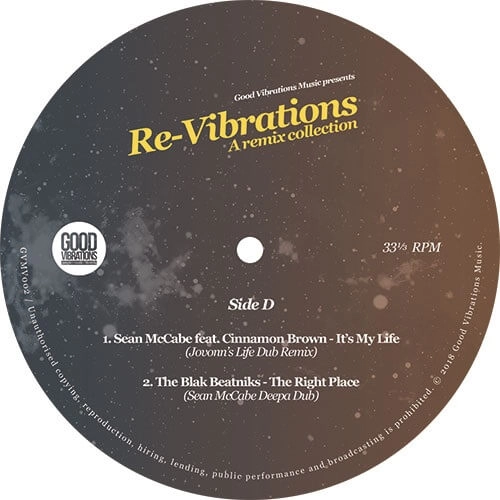 V.A. / オムニバス / GOOD VIBRATIONS MUSIC PRESENTS RE-VIBRATIONS (A REMIX COLLECTION)