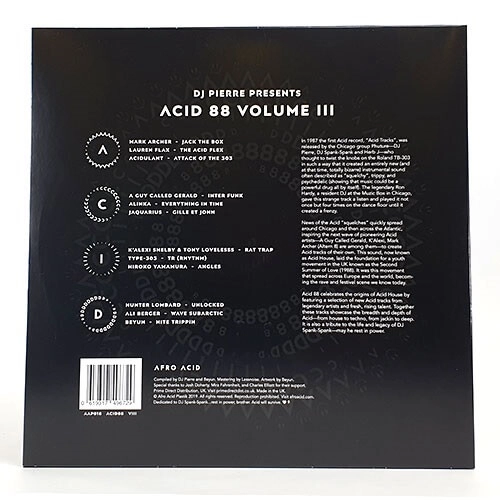 DJ PIERRE / ACID 88 VOLUME 3