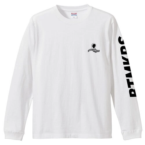 ASTROLLAGE / LOGO LONG T-SHIRTS WHITE SIZE:M