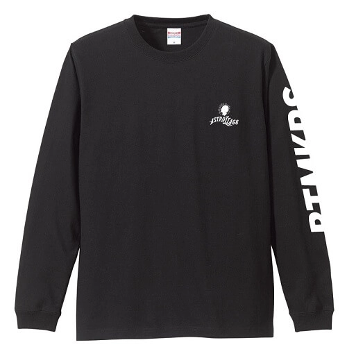 ASTROLLAGE / LOGO LONG T-SHIRTS BLACK SIZE:L
