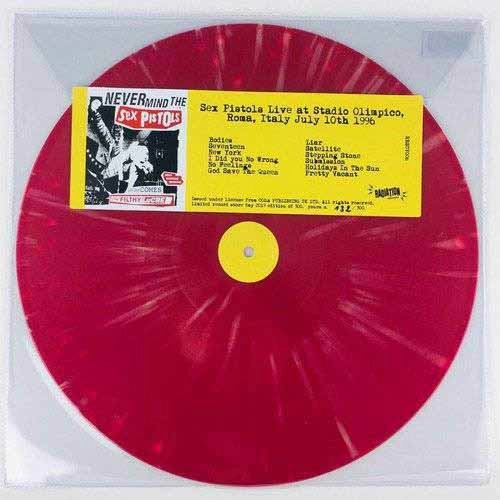 SEX PISTOLS / セックス・ピストルズ / LIVE AT STADIO OLIMPICO, ROMA, ITALY JULY 10TH 1996 (LP)