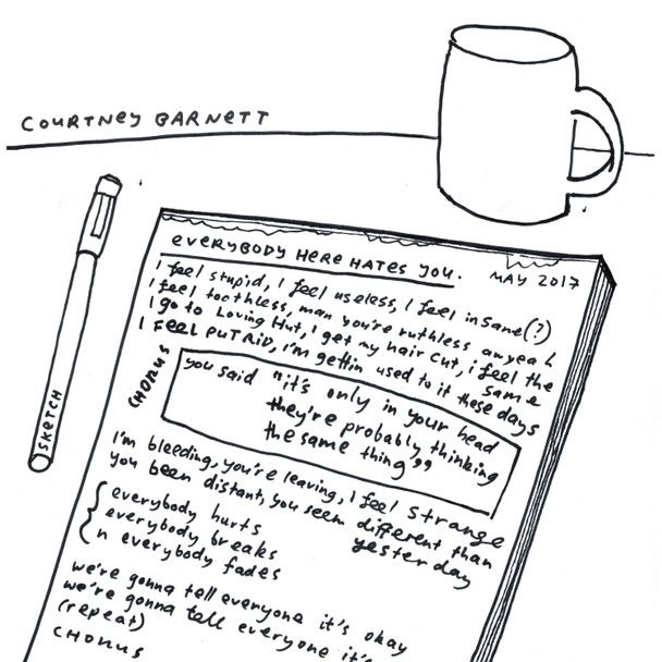 COURTNEY BARNETT / コートニー・バーネット / EVERYBODY HERE HATES YOU [12"]