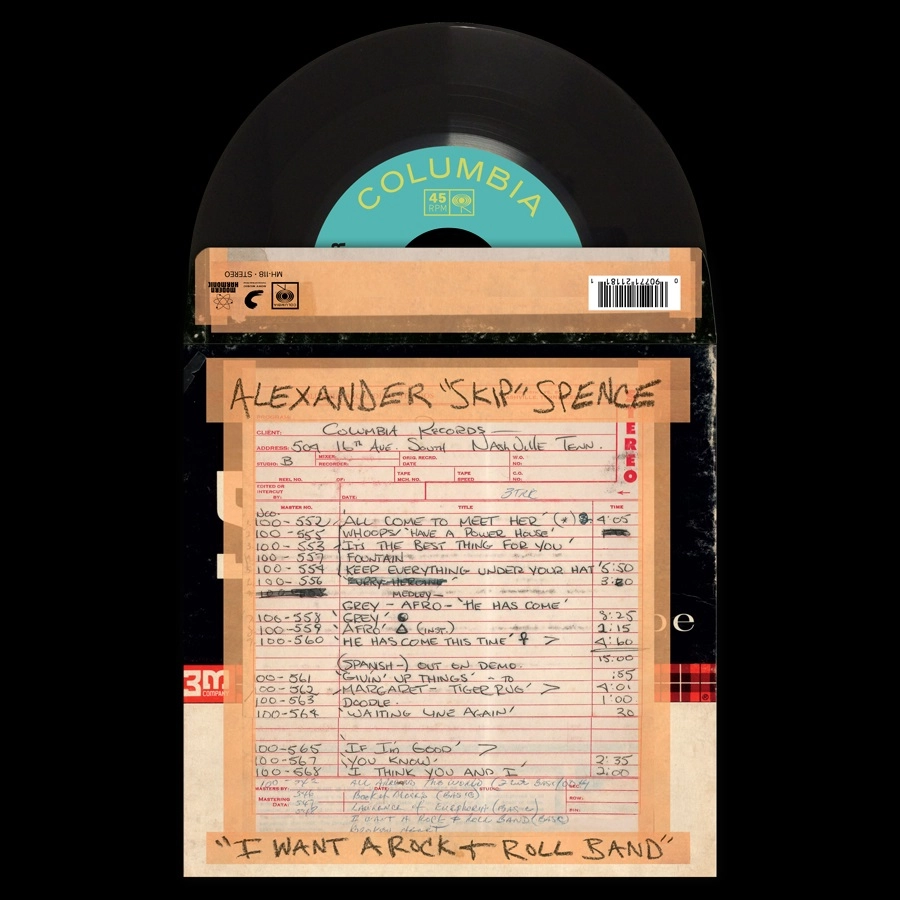 ALEXANDER SPENCE / アレクサンダー・スペンス / I WANT A ROCK & ROLL BAND / I GOT A LOT TO SAY / MARY JANE [7"]