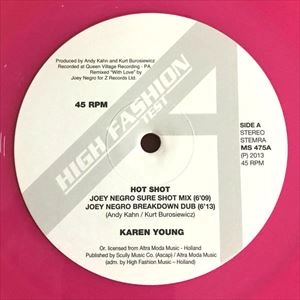 KAREN YOUNG / カレン・ヤング / HOT SHOT (REMIXED WITH LOVE BY JOEY NEGRO) PINK VINYL
