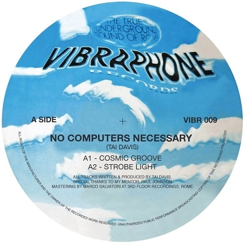 TYRONE DAVIS / タイロン・デイヴィス (HOUSE) / NO COMPUTERS NECESSARY